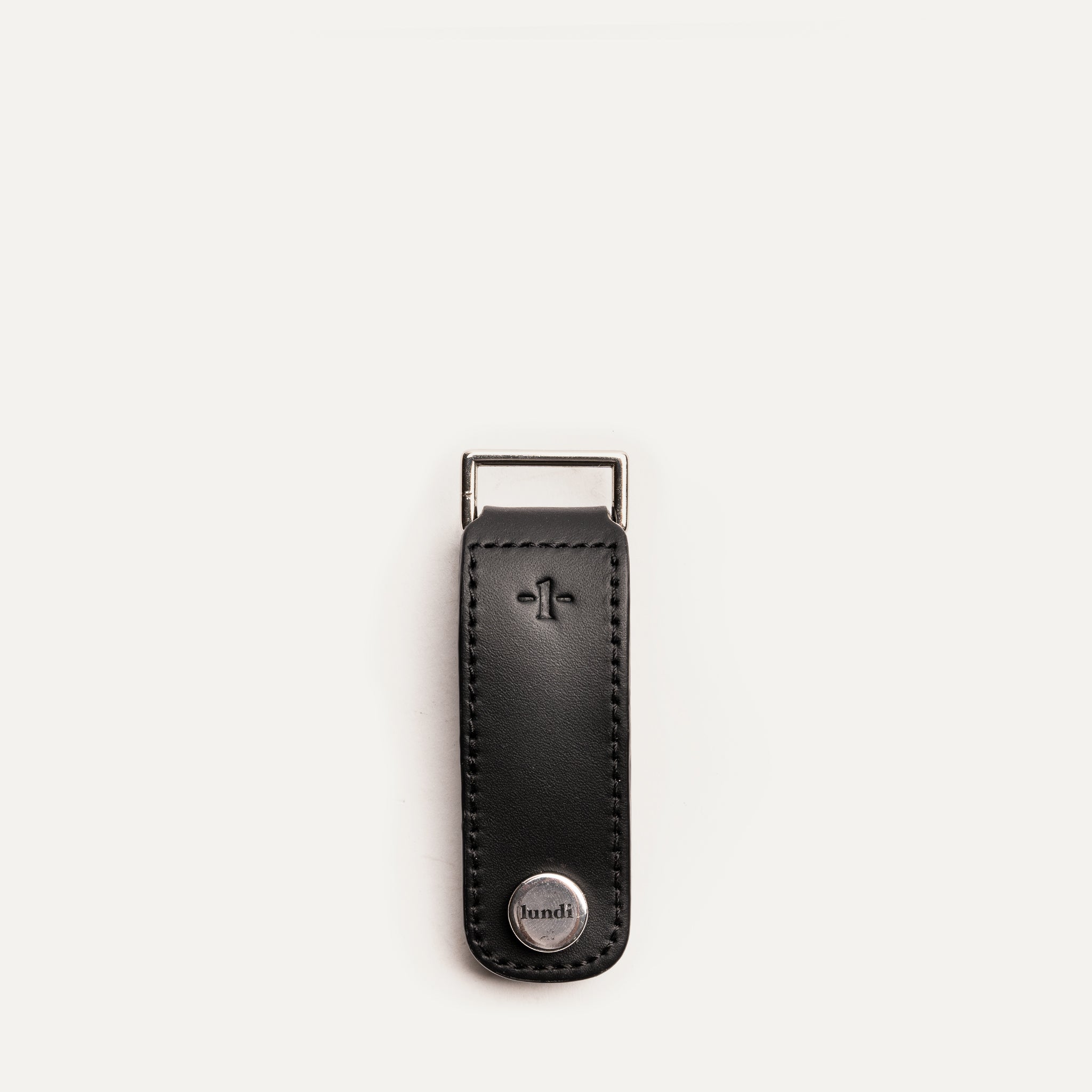 Leather Key Ring | Lucio Black