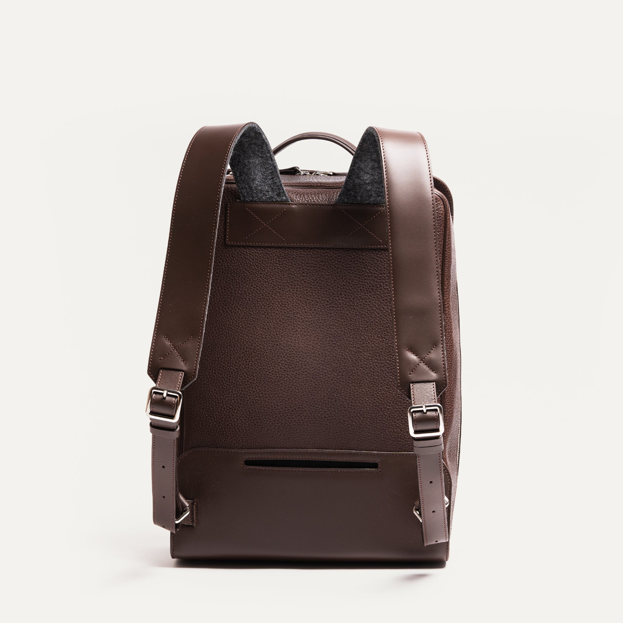 MATTEO, Chestnut | lundi Leather Day Backpack