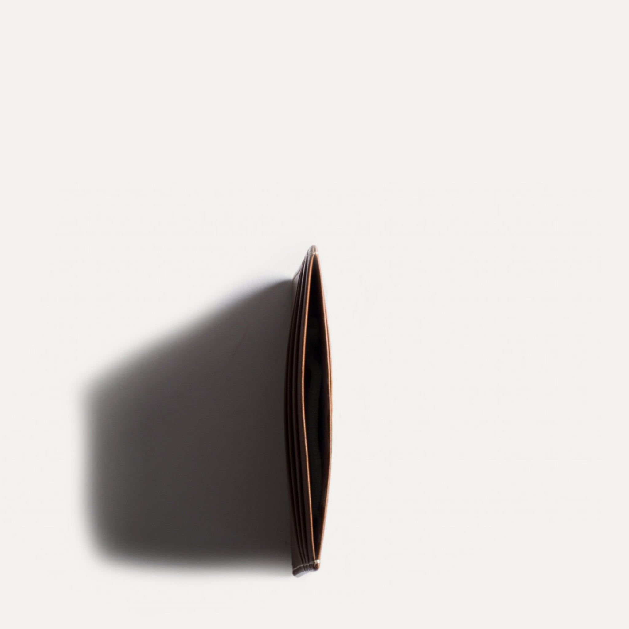 lundi leather card holder | KARL Cognac